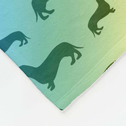 Schudderdessin Fleece Deken (Hoek)