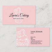 Schuddergebak en snoepkoeken voor thuisbakkerij visitekaartje (Voorkant / Achterkant)