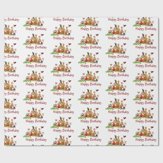 Schuddieren Cadeaupapier (Vlak)