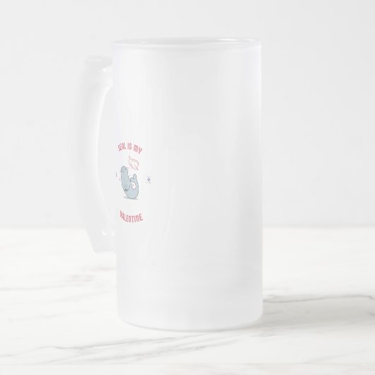 Schuddieren Valentijns marien bioloog Matglas Bierpul (Voorkant links)