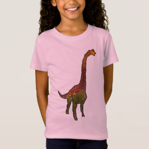 Schuddoedele kunstschildering voor meisjes t-shirt