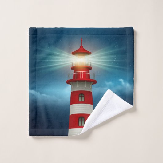 Schuddoekset voor vuurtoren bad handdoek (Wasdoekje)