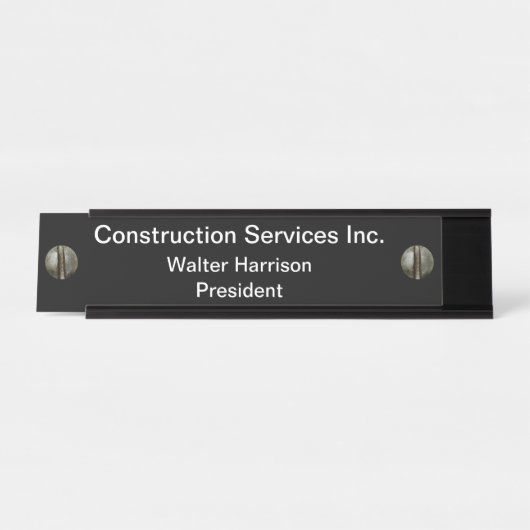 Schudendk bouwwerkzaamheden bureau naambordje (Voorkant)