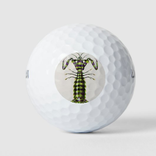 Schudgarnaal van reuzenmantis golfballen (Voorkant)