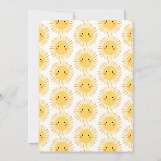 Schudgeel zonnescherm verjaardagsfeest (Achterkant)