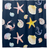 Schudgordijn voor zeeduivel en zeeketels douchegordijn (Voorkant)