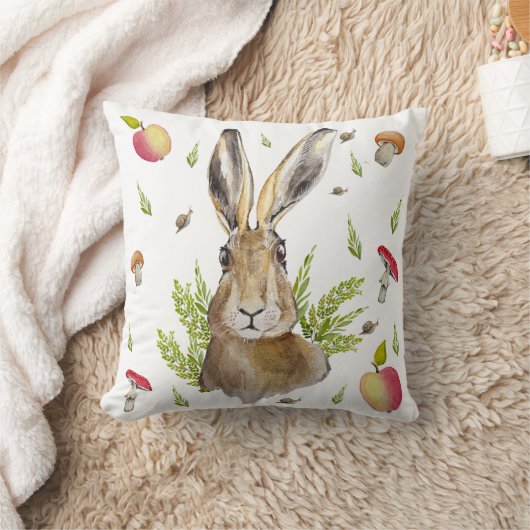 Schudhazen met een achtergrond van appels en padde kussen (Deken)