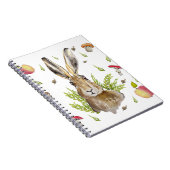 Schudhazen met een achtergrond van appels en padde notitieboek (Rechterzijde)