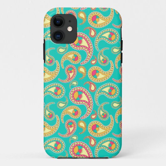 Schudkleurig  paisleypatroon Case-Mate iPhone case (Achterkant)
