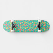 Schudkleurig  paisleypatroon persoonlijk skateboard (Horizontaal)