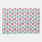 Schudkleurig teapotmodel naadloos theedoek (Horizontaal)