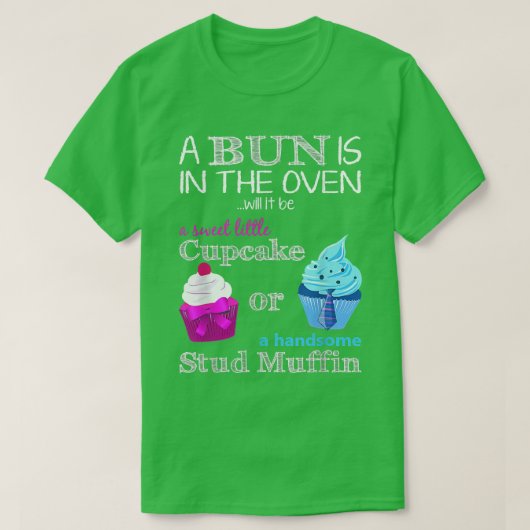 Schudkoek of muffin t-shirt (Design voorkant)