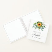 Schudkopje op de verjaardag van het gastboek notitieboek (Binnen)