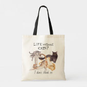 Schudleven zonder katten tote bag (Achterkant)