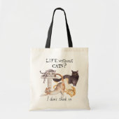 Schudleven zonder katten tote bag (Voorkant)