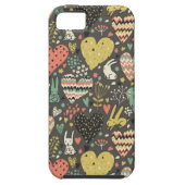 Schudliefdesbundelpatroon met harten Case-Mate iPhone case (Achterkant)