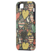 Schudliefdesbundelpatroon met harten Case-Mate iPhone case (Achterkant Links)