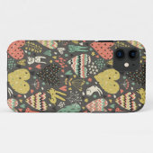 Schudliefdesbundelpatroon met harten Case-Mate iPhone case (Achterkant (horizontaal))