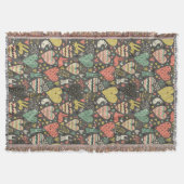 Schudliefdesbundelpatroon met harten deken (Voorkant)