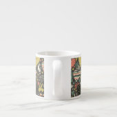 Schudliefdesbundelpatroon met harten espresso kop (Achterkant)