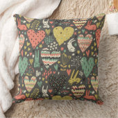 Schudliefdesbundelpatroon met harten kussen (Deken)