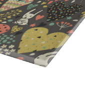 Schudliefdesbundelpatroon met harten snijplank (Hoek)