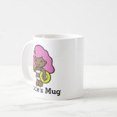 Schudmeisje Lifeguard met levenspaar Koffiemok (Voorkant links)