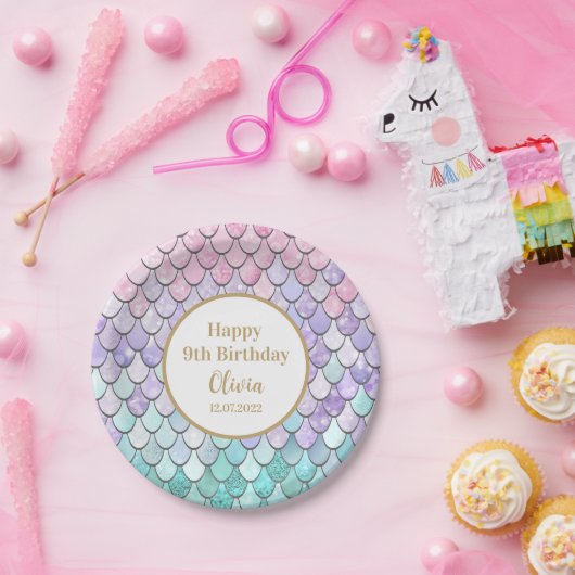 Schudmeisjes 9e geboortedatum Zeemeerdag Papieren Bordje (Feest)