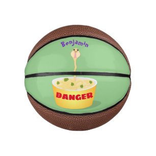 Schudnoedels, cartoon illustratie humor basketbal