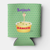 Schudnoedels, cartoon illustratie humor blikjeskoeler (Voorkant)