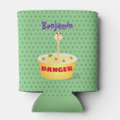 Schudnoedels, cartoon illustratie humor blikjeskoeler (Achterkant)