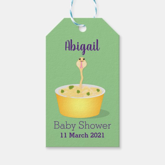 Schudnoedels, cartoon illustratie humor cadeaulabel (Voorkant)