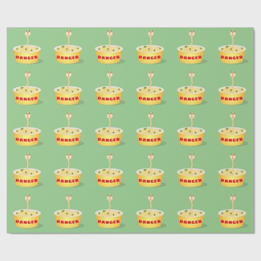 Schudnoedels, cartoon illustratie humor cadeaupapier (Vlak)