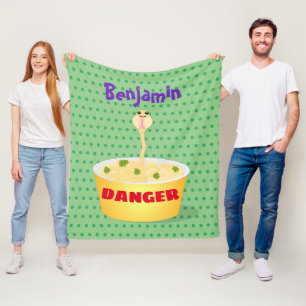 Schudnoedels, cartoon illustratie humor fleece deken