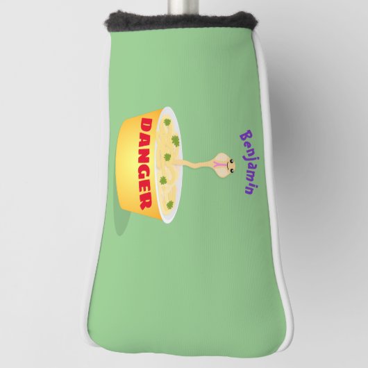 Schudnoedels, cartoon illustratie humor golfheadcover (Draai 90)