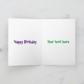 Schudnoedels, cartoon illustratie humor kaart (Binnen)