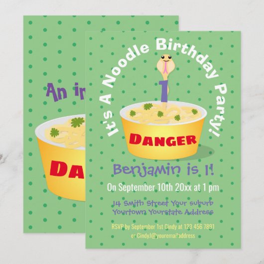 Schudnoedels, cartoon illustratie humor kaart (Voorkant / Achterkant)