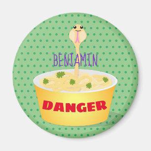 Schudnoedels, cartoon illustratie humor magneet