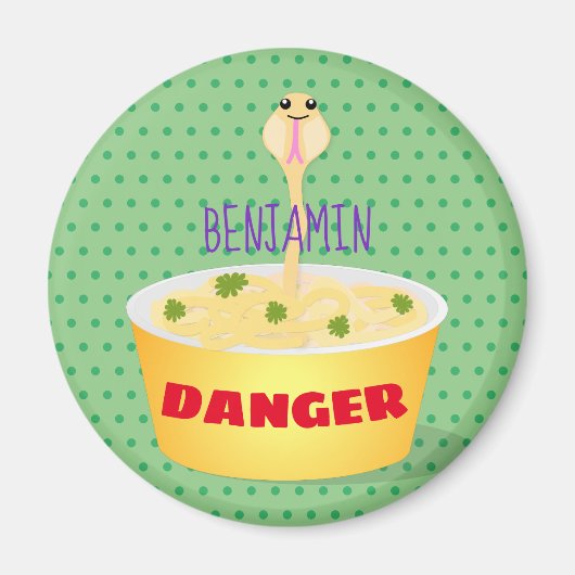 Schudnoedels, cartoon illustratie humor magneet (Voorkant)