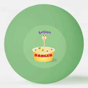 Schudnoedels, cartoon illustratie humor pingpongbal