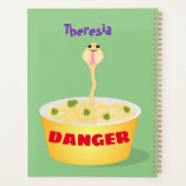 Schudnoedels, cartoon illustratie humor planner (Achterkant)