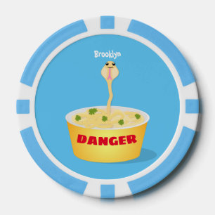 Schudnoedels, cartoon illustratie humor poker chips