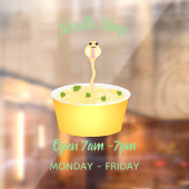 Schudnoedels, cartoon illustratie humor raamsticker (Vel 2)