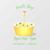 Schudnoedels, cartoon illustratie humor raamsticker (Vel)