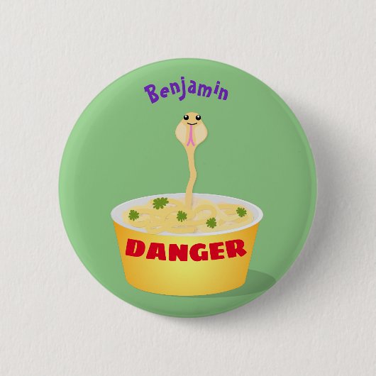 Schudnoedels, cartoon illustratie humor ronde button 5,7 cm (Voorkant)