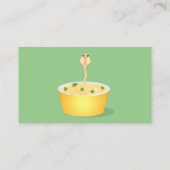 Schudnoedels, cartoon illustratie humor visitekaartje (Achterkant)