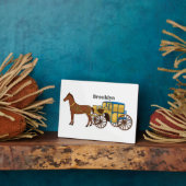 Schudpaard en koninklijke tekening fotoplaat (Zijkant)