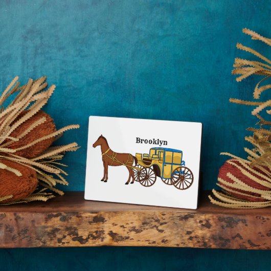 Schudpaard en koninklijke tekening fotoplaat (Zijkant)