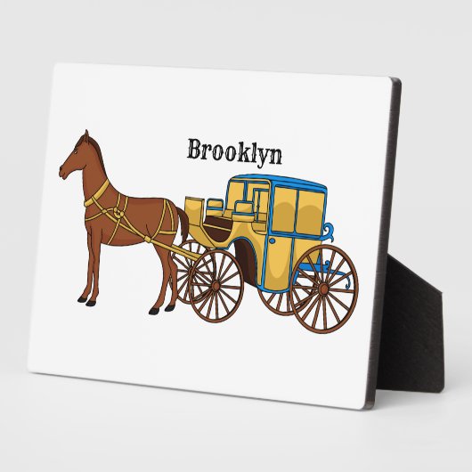 Schudpaard en koninklijke tekening fotoplaat (Zijkant)