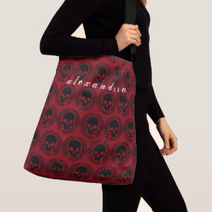 Schudpatroon Halloween Punk Gothic Pick Elke kleur Crossbody Tas